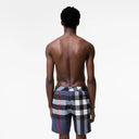 Short de bain Burberry Check Bleu