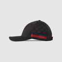 CASQUETTE DE BASE-BALL AVEC DÉTAIL BANDE WEB Noir - vue 2