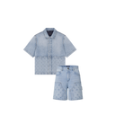 Ensemble complet Louis Vuitton Short + Chemise en Jean