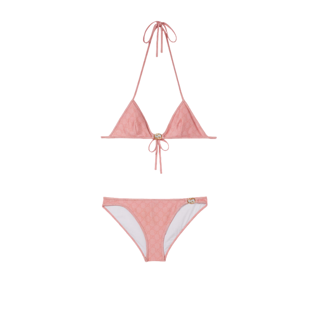 Maillot de bain bikini Gucci Rose
