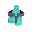 Ensemble complet Nike Running Short + T-shirt + Veste Bleu Fluo