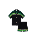 Ensemble complet Casa Blanca Crochet Vert et Noir