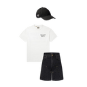 Ensemble complet Short Louis Vuitton + T-shirt Gallery Dept + Casquette Prada Noir