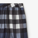 Short de bain Burberry Check Bleu