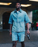 Ensemble complet Louis Vuitton Short + Chemise en Jean