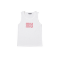 Haut Top Miu Miu Blanc et Rose